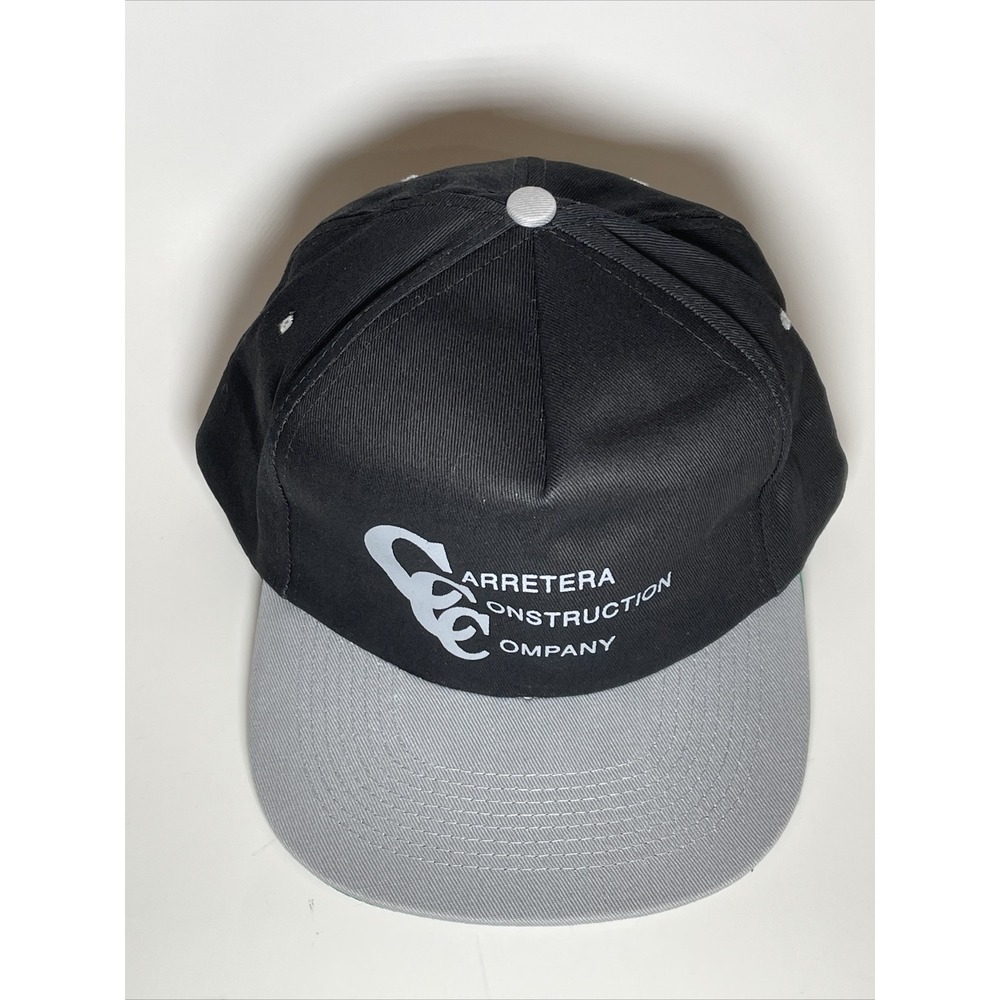 Carretera Construction Company Hat Cap Snapback Hat Black